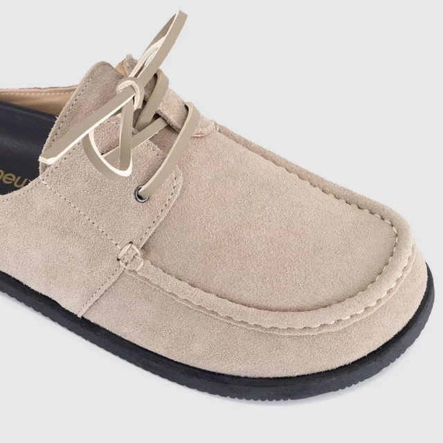 Kindlin Lace Mule Black Suede