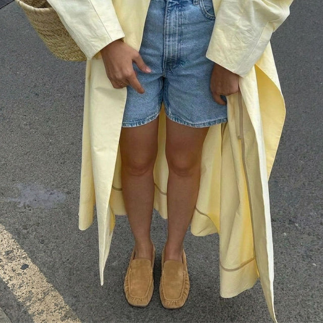 Josie Loafer Tan Suede