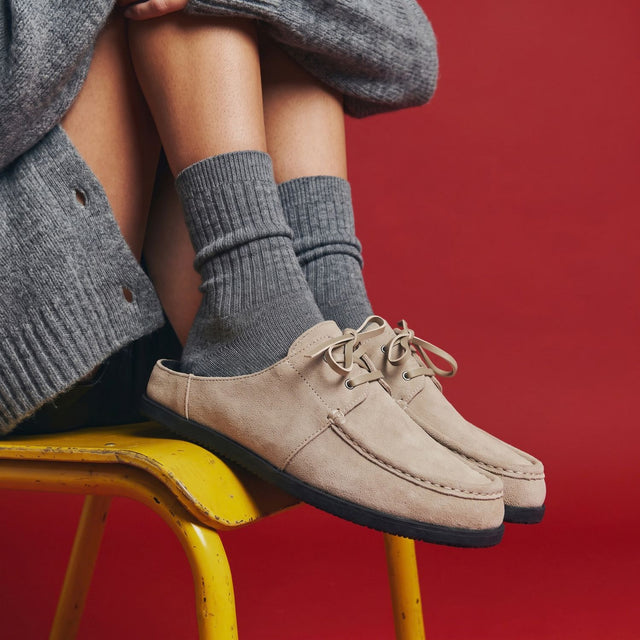 Kindlin Lace Mule Beige Suede