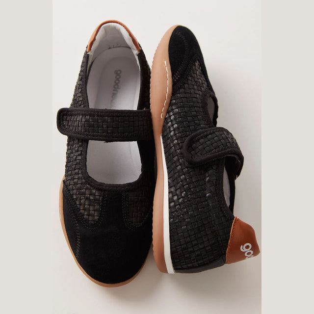 Lula Black Weave Mary Jane