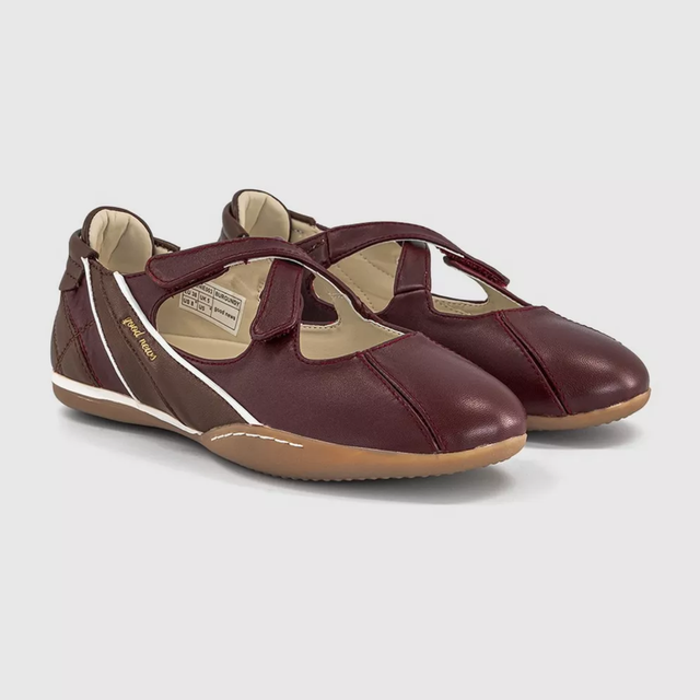 Junie Mary Janes Burgundy