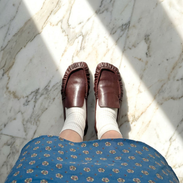 Josie Loafer Tan Suede
