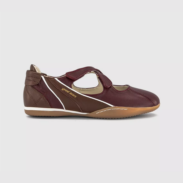 Junie Mary Janes Burgundy